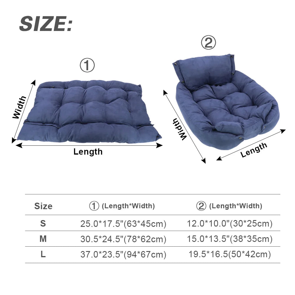 PetCozy - Cama 3 en 1 para Perros y Gatos – Comodidad y Versatilidad