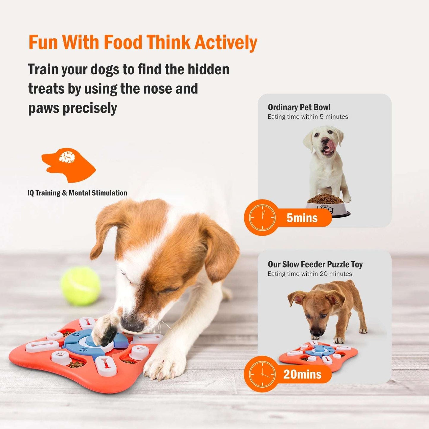 BrainBark – Juguete Interactivo de Inteligencia para Perros
