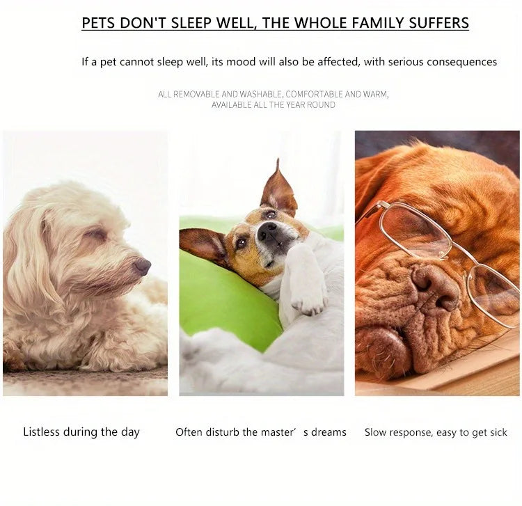 PawLounge – Colchón Transpirable para Perros y Gatos, Lavable y Cómodo