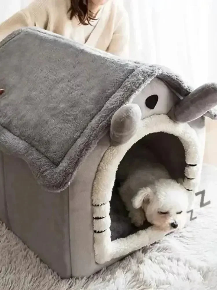 PawSanctuary – Cama Refugio para Perros y Gatos, Lavable y Acolchada