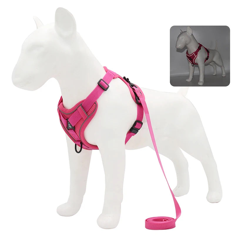 DogVibe – Arnés Ajustable con Correa para Perros y Gatos