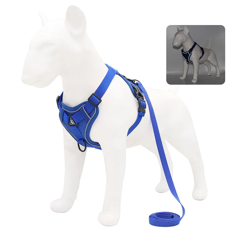 DogVibe – Arnés Ajustable con Correa para Perros y Gatos