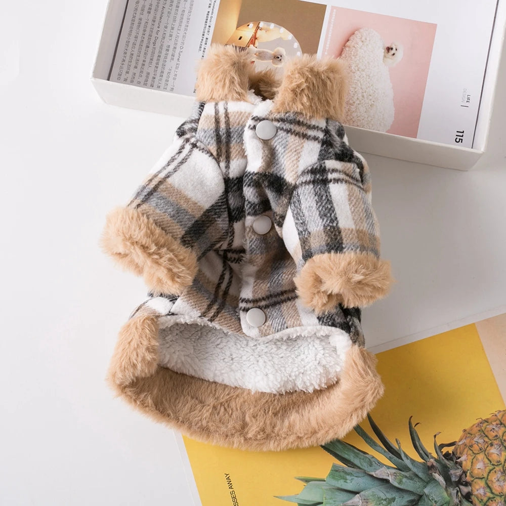 Chaqueta "Dalko" – Abrigo con Cuello de Pelo