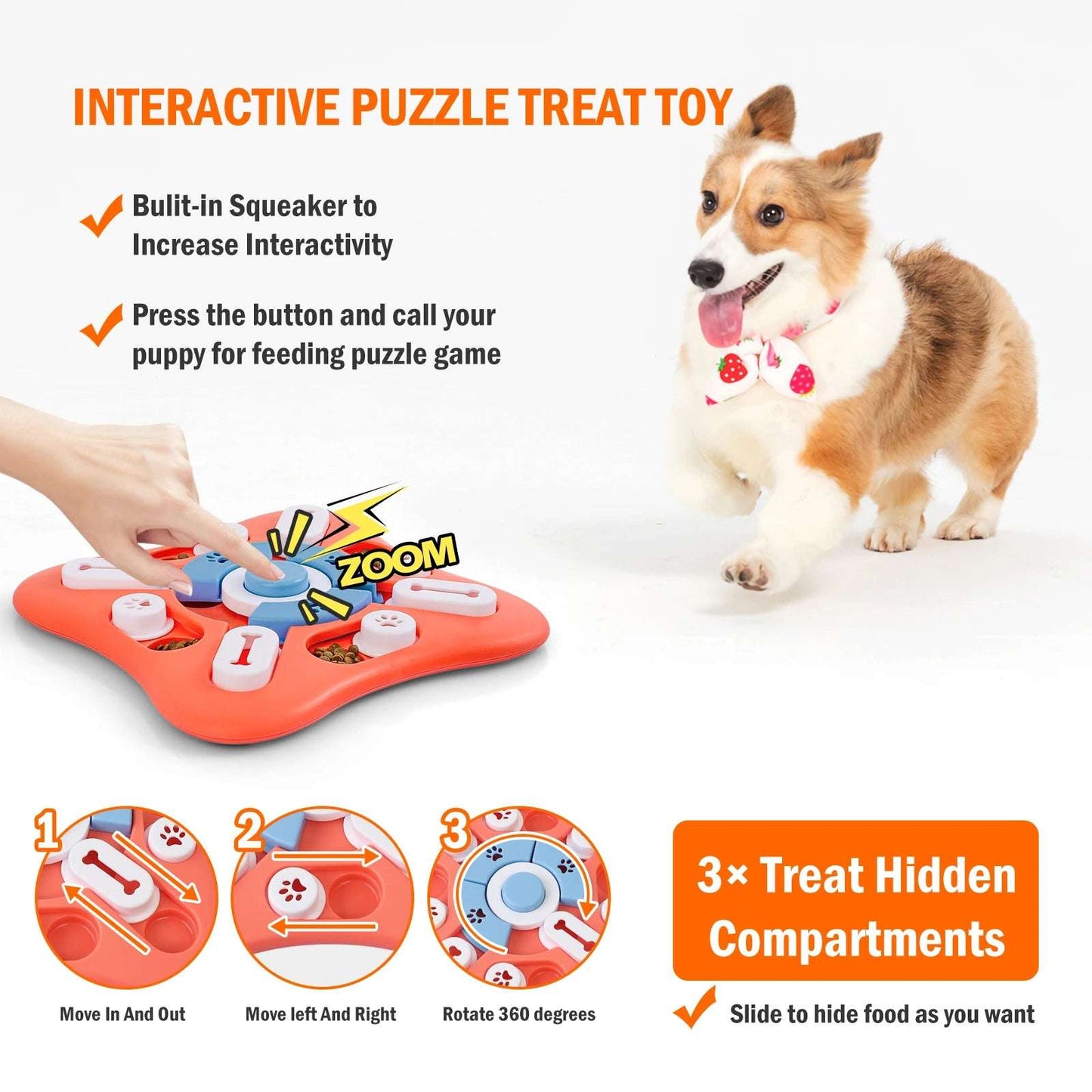 BrainBark – Juguete Interactivo de Inteligencia para Perros