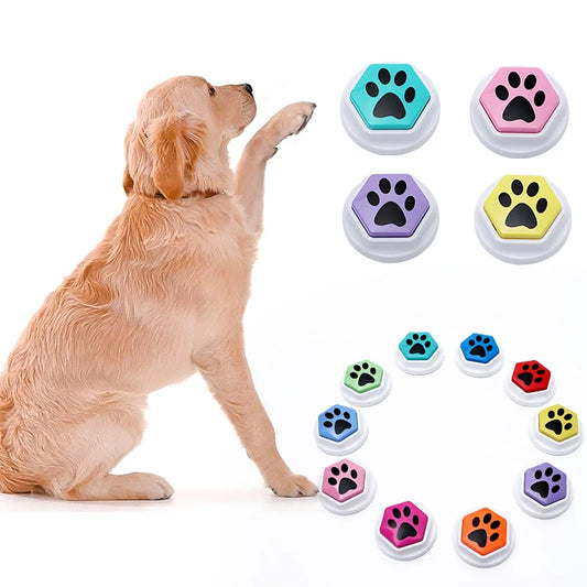 PawTalk – Botón de Sonido Grabable para Perros, Juguete Interactivo para Comunicación y Entrenamiento