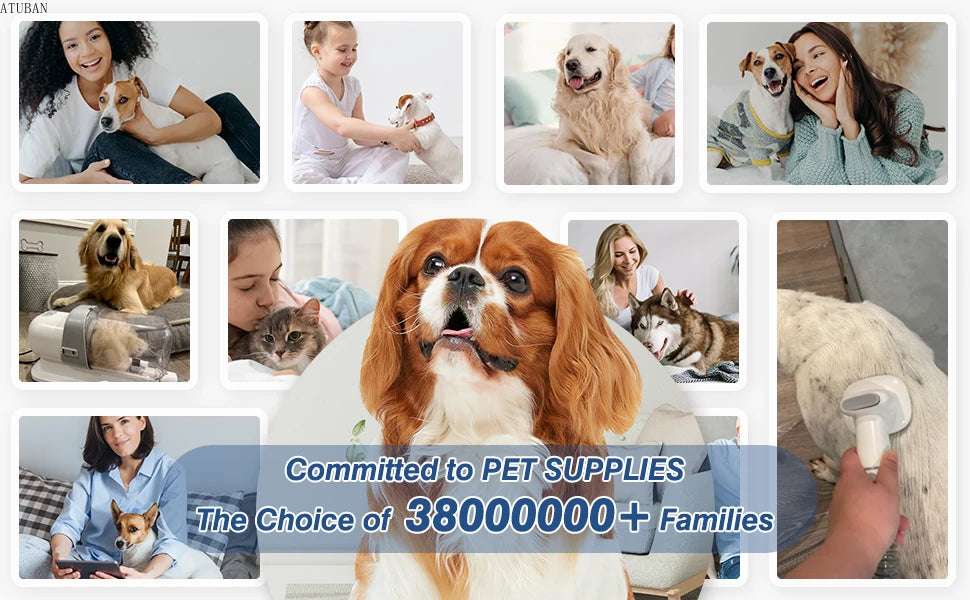 PetVac Pro – Aspiradora y Kit de Aseo 5 en 1 para Mascotas