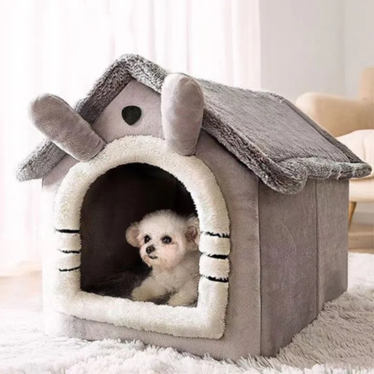 PawSanctuary – Cama Refugio para Perros y Gatos, Lavable y Acolchada