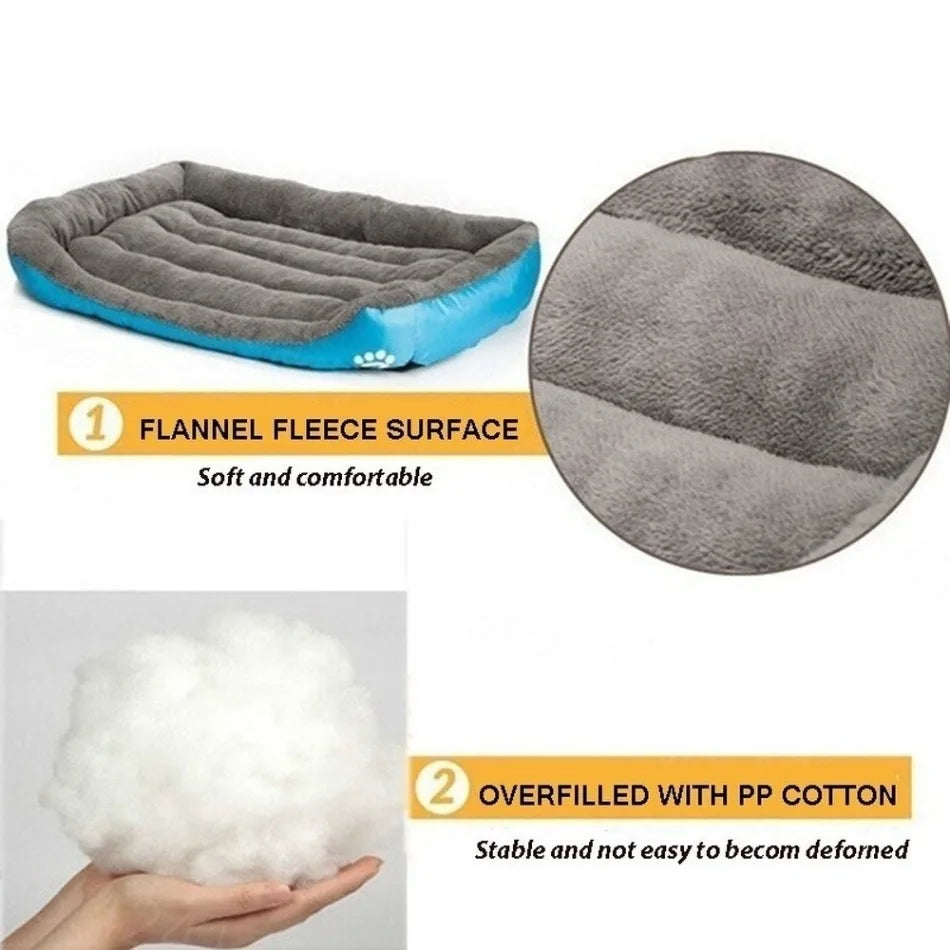 PawHaven – Cama Acolchada para Perros, Lavable y Resistente para Interior